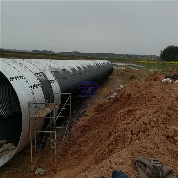 supply corrugated steel culvert pipe to New Zealand 
